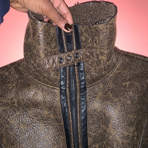 Brown thick winter jacket - Women’s M - Picture 6 of 7